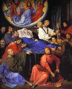 Hugo van der Goes Death of the Virgin. oil painting on canvas